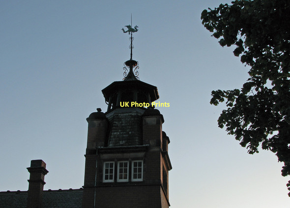 Photo 6"x4" Tower and dragon finial, Lady Bay Primary School West Bridgford c2011
