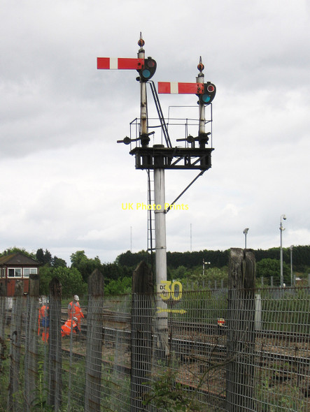 Photo 6"x4" Droitwich - junction signals Droitwich c2011