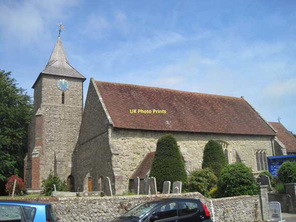 Photo 6"x4" Willingdon Church, Eastbourne Eastbourne\/TQ5900 c2011