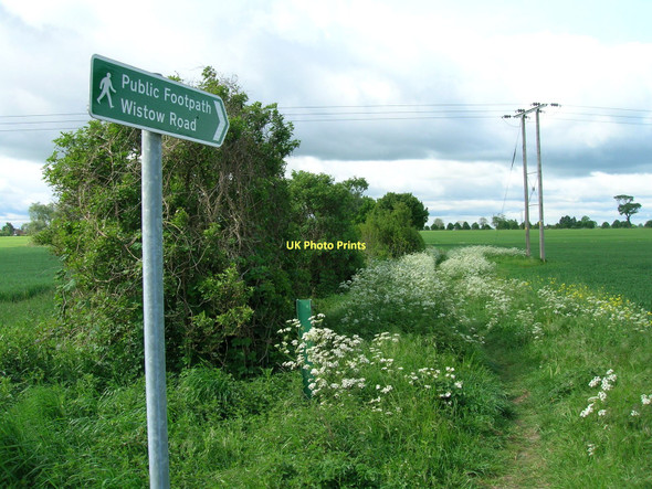 Photo 6"x4" Footpath off Black Fen Lane Selby c2011