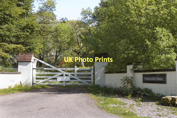 Photo 6"x4" Entrance to Duntaynish House Kintallan c2011