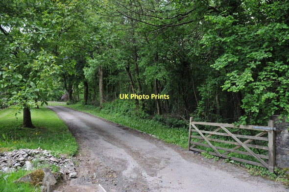 Photo 6"x4" Entrance and driveway near Draethen Draethen c2011