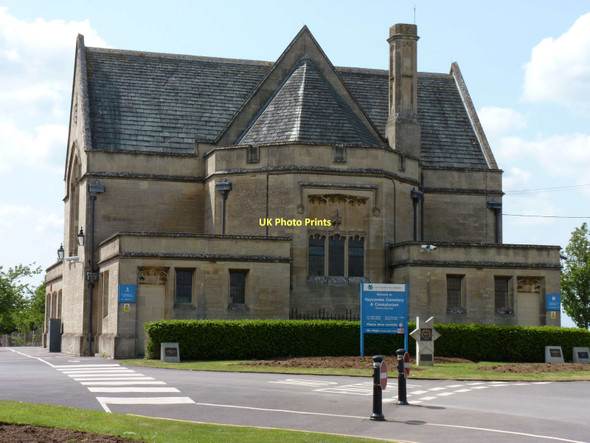 Photo 6"x4" Haycombe Cemetery Entrance, Bath Bath\/ST7464 c2011