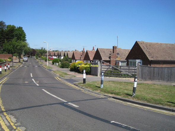 Photo 6"x4" Southern part of Huggett's Lane Eastbourne\/TQ5900 c2011