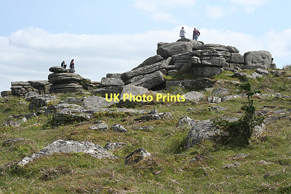 Photo 6"x4" Holne: Combestone Tor Dartmeet c2011