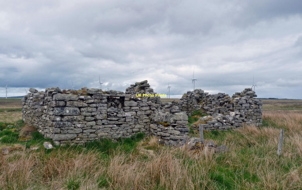 Photo 6"x4" Remains of Rihevard township Westerdale\/ND1251 c2011