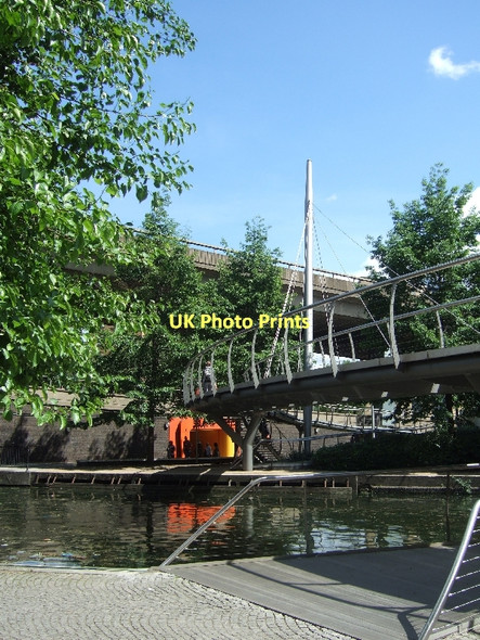 Photo 6"x4" Cyclepath and footpath bridge near Little Venice Paddington\/TQ2681 c2011