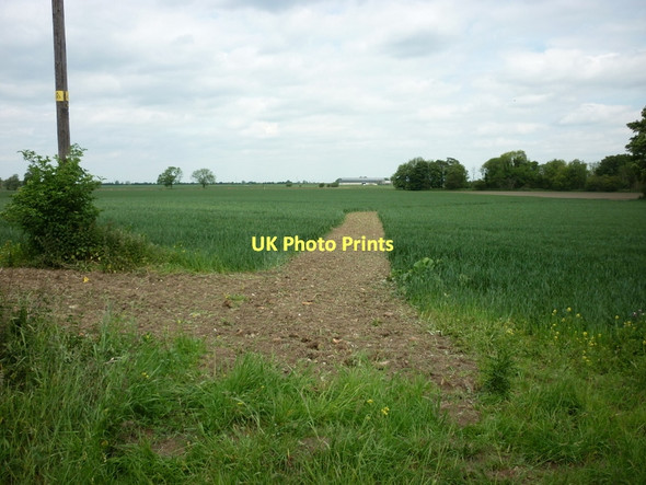 Photo 6"x4" A footpath to the north of the M180 Woodhouse\/SE7808 c2011