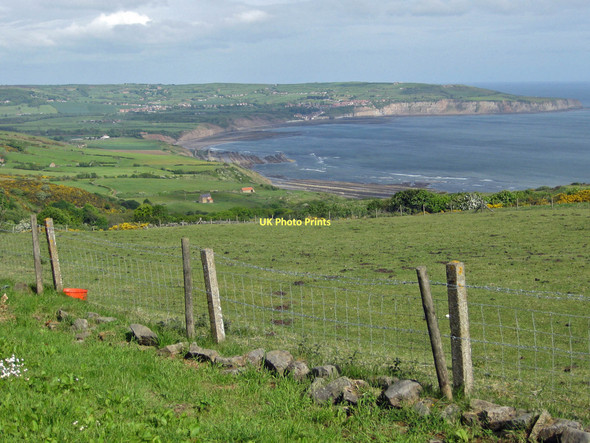 Photo 6"x4" Coastal scenery from Raven Hall Road Ravenscar c2011