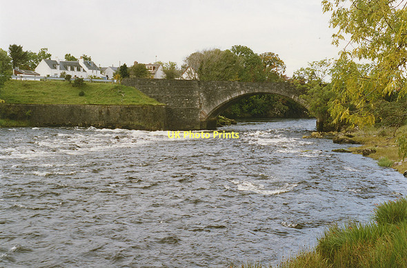 Photo 6"x4" Poolewe bridge Pool Crofts c1992