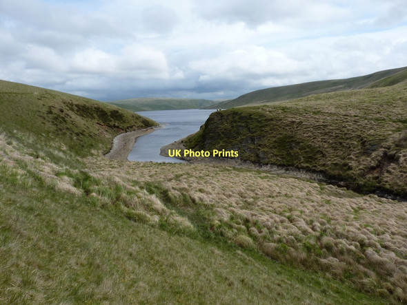 Photo 6"x4" The Brwynog arm of the Claerwen Reservoir Bryn Trapau c2011