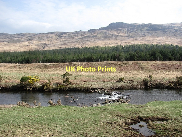 Photo 6"x4" River Forsa Leathad Fe\u00e0rna c2011