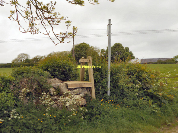 Photo 6"x4" Stile Near Pen-y-fan Bellaf Talwrn\/SH4977 c2011