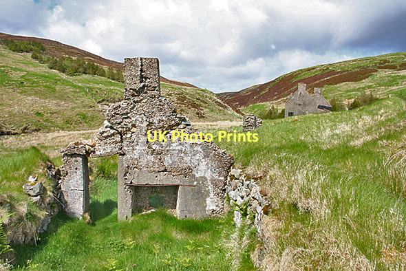 Photo 6"x4" Ruined Croft Houses Tolstadh bho Thuath c2011