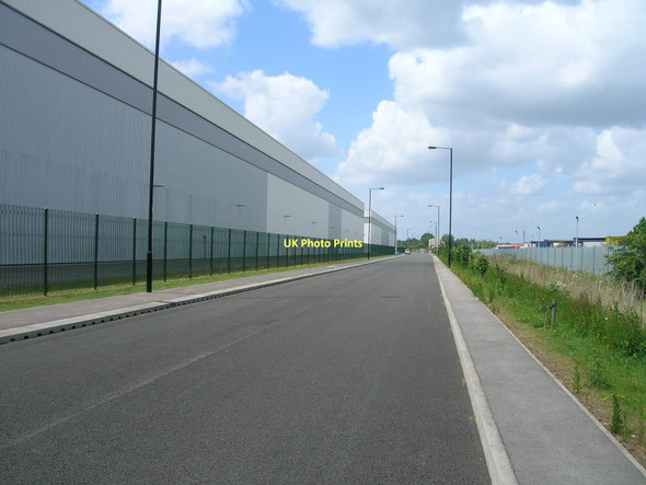 Photo 6"x4" Road on industrial estate Doncaster c2011