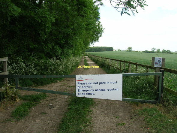 Photo 6"x4" Track beside Melton Wood Marr\/SE5105 c2011