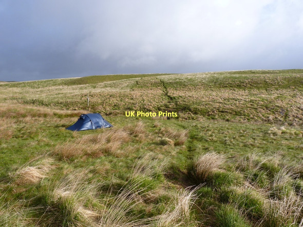 Photo 6"x4" Wild campsite on the Nant Brwynog Nant Brwynog c2011