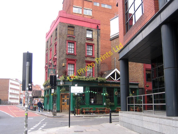 Photo 6"x4" The Three Crowns, Shoreditch London c2006
