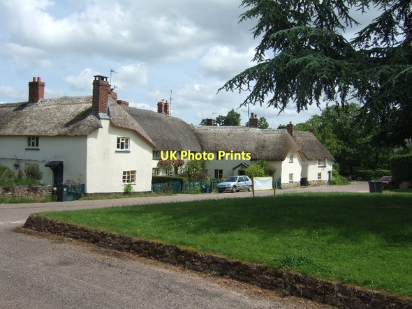 Photo 6"x4" Thatched houses in Gittisham Gittisham c2011