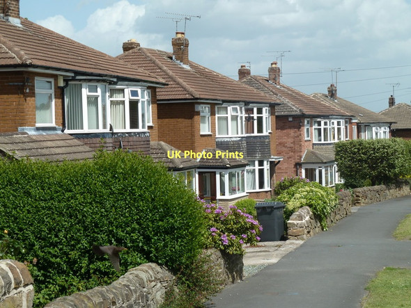 Photo 6"x4" Houses on Wilson Road Dronfield c2011