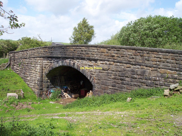 Photo 6"x4" Bridge over dismantled railway near Logwood Farm Brinscall c2011