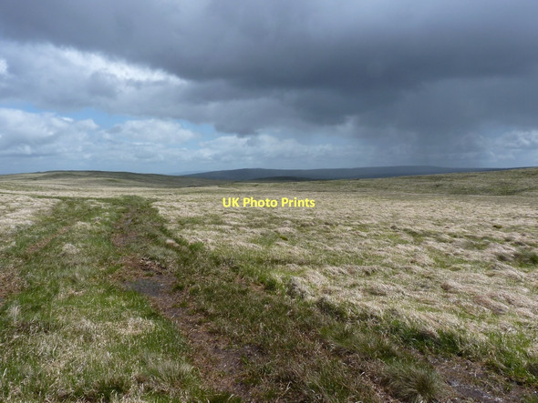 Photo 6"x4" Path across the moors Llyn Carw c2011