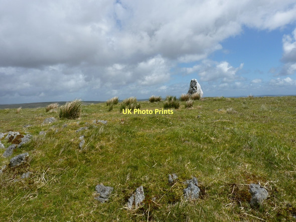 Photo 6"x4" The Pen Maen-wern standing stone Pen Maen-wern c2011