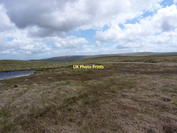 Photo 6"x4" Moorland north of Waun Lydan Waun Lydan c2011