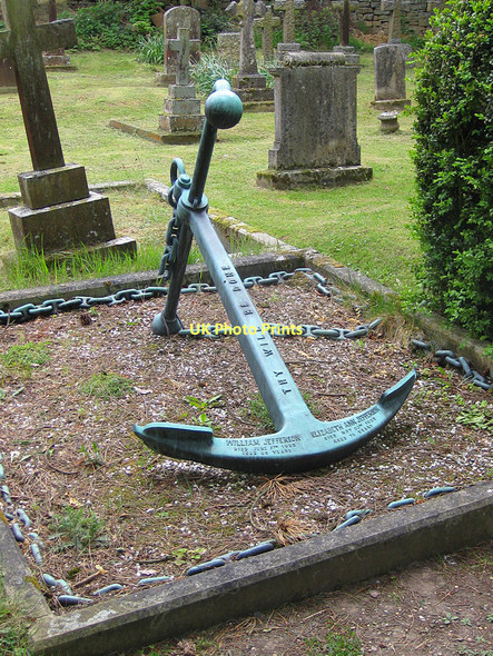 Photo 6"x4" Nautical grave, St Mary's churchyard, Goathland Goathland c2011