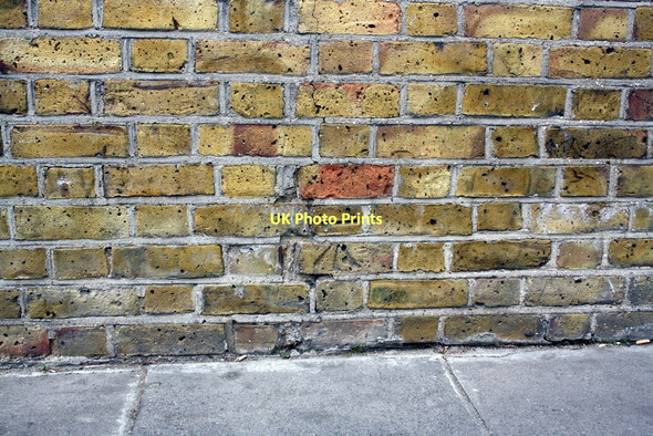 Photo 6"x4" Benchmark on roadside wall of former Dominican Convent on Portobello Road Kensal Town c2011