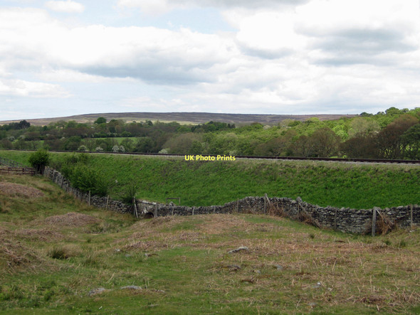 Photo 6"x4" Railway embankment, Moorgates Goathland c2011
