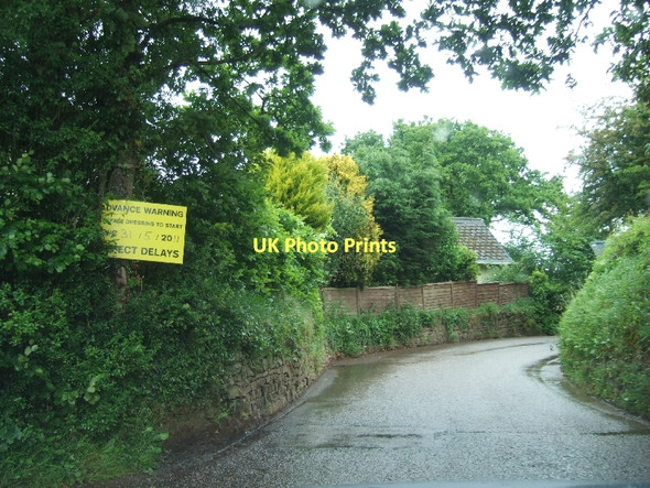 Photo 6"x4" Minor road east of Trumps Ayshford c2011