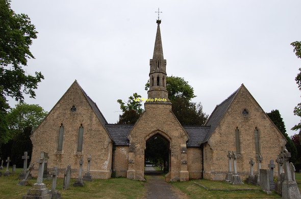 Photo 6"x4" Chapel in Brigg Cemetery Brigg c2011
