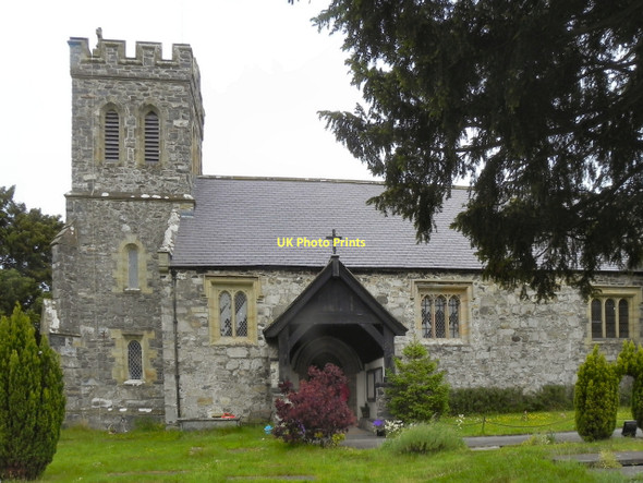 Photo 6"x4" Parish Church of Sant Grwst Llanrwst c2011