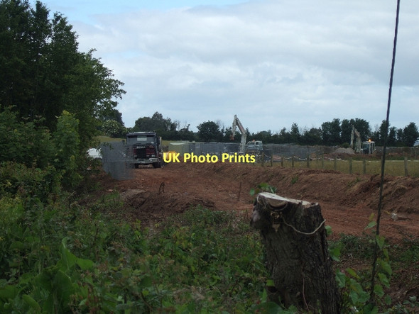 Photo 6"x4" Construction of a cyclepath in Eastdon Eastdon c2011