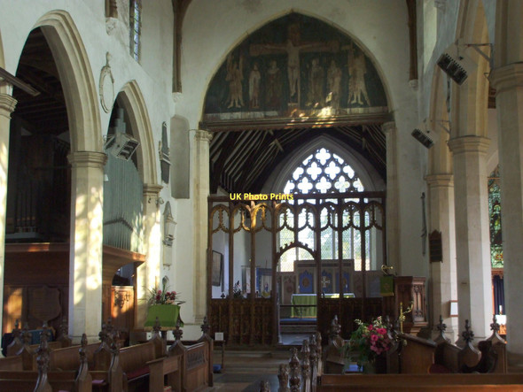 Photo 6"x4" Interior of St. Catherine's, Ludham, Norfolk Ludham c2008