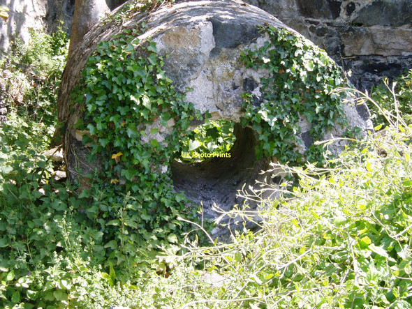 Photo 6"x4" Chimney Stack ..  all that remains Poltesco c2011