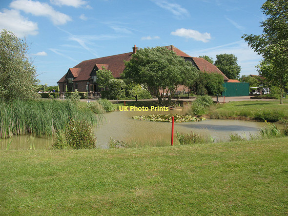 Photo 6"x4" Clubhouse of Nazeing Golf Course Nazeing Gate c2011