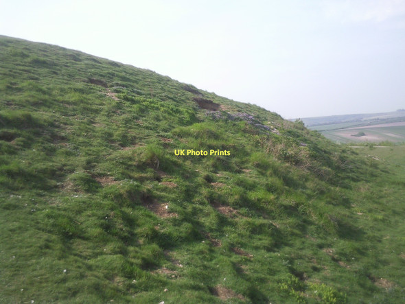 Photo 6"x4" The inner wall of Cissbury Ring Findon\/TQ1208 c2011