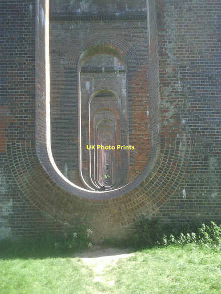 Photo 6"x4" Looking through the Ouse Valley Viaduct Brook Street\/TQ3026 c2011