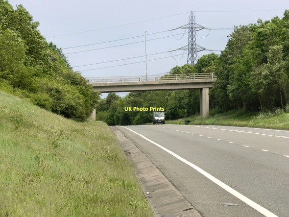 Photo 6"x4" Bridge Over The A494 Mold\/Yr Wyddgrug c2011