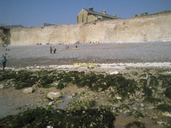 Photo 6"x4" Coastal erosion at Birling Gap Birling Gap c2011