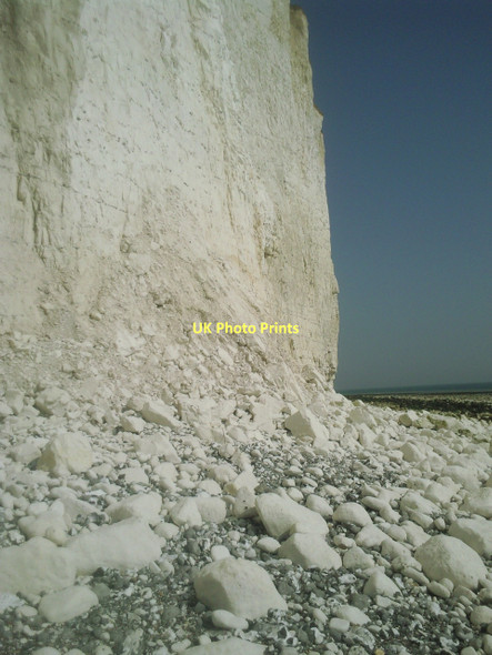 Photo 6"x4" Cliff fall at Birling Gap Birling Gap c2011
