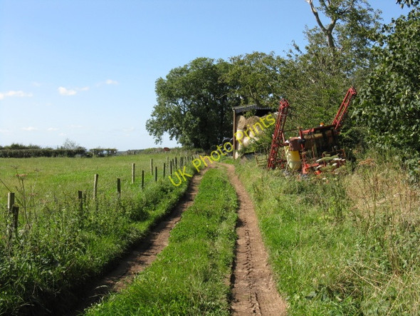 Photo 6"x4" Bridleway Behind Bockleton Church Bockleton c2009