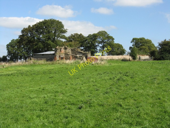 Photo 6"x4" Ruined Cottage Near Haws Hill Kyre Green c2009