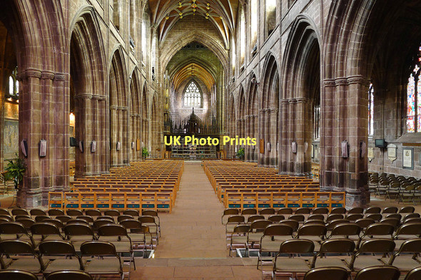 Photo 6"x4" The Nave, Chester Cathedral Chester c2011