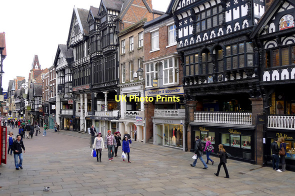 Photo 6"x4" Eastgate Row, Eastgate Street, Chester Chester c2011
