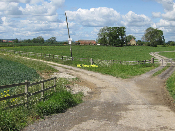 Photo 6"x4" View west near Newsham Bridge Great Habton c2011
