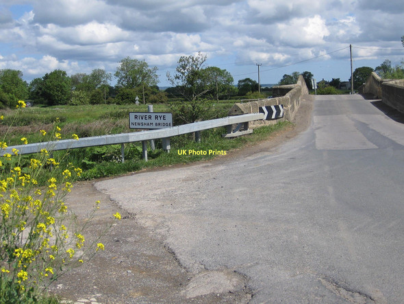 Photo 6"x4" Unclassified road crossing Newsham Bridge Great Habton c2011