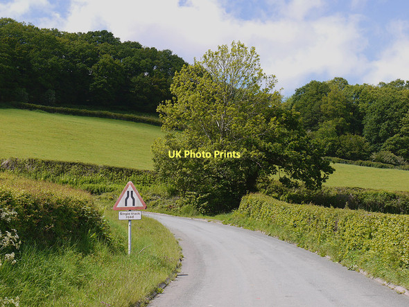 Photo 6"x4" Dead-end road heading for Glan-rhyd Cwmbelan c2011
